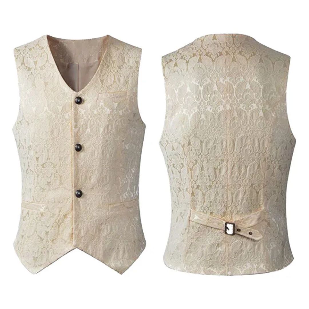 Elegant women's vest with a fitted cut and unique pattern - J&B; - 3 - Elvaroza.com
