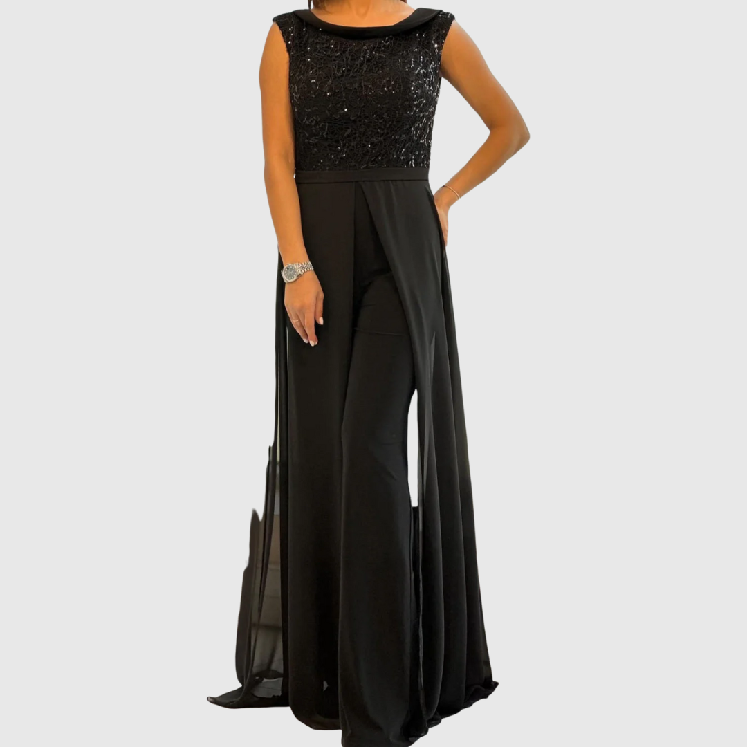 Yvonne – Elegant Sleeveless Jumpsuit - Image 2