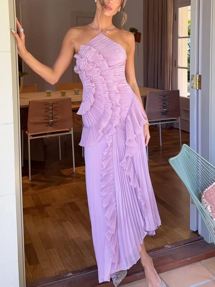 Emily – Women Ruffled Maxi Dress - Image 1