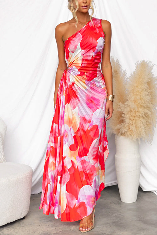 Marie – Women One-Shoulder Maxi Dress - Image 2