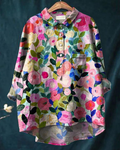Lydia – Women Floral Print Blouse - Image 1