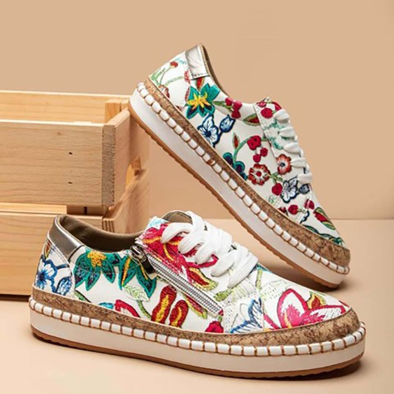 Johanna – Stylish Floral Sneakers - Image 1