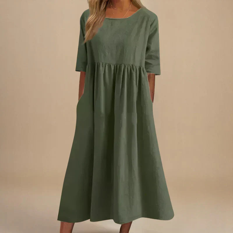 Charlotte – Women Casual Midi Dress - Image 4