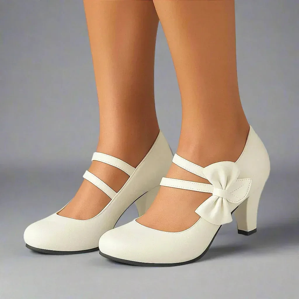 Elise – Elegant Bow Detail Heels - Image 7