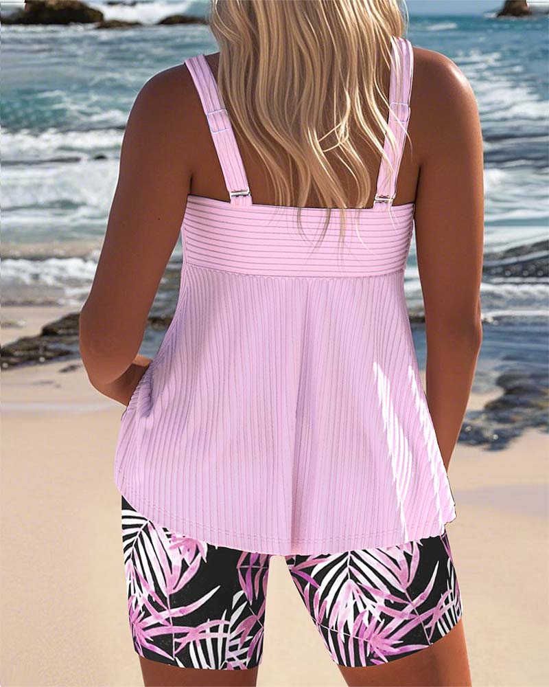 Anna – Women Ribbed Swim Top - Image 4
