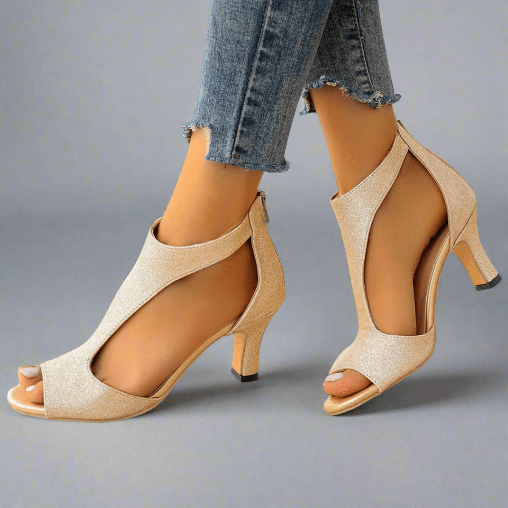 Clara – Women Open Toe Heeled Shoes - Image 7