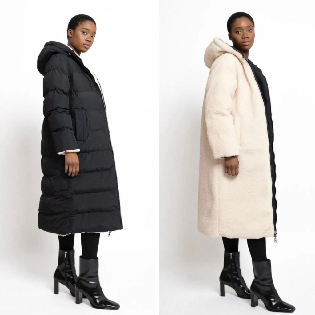 Longline Jacket Women's with Hood and Textured Finish - Image 4