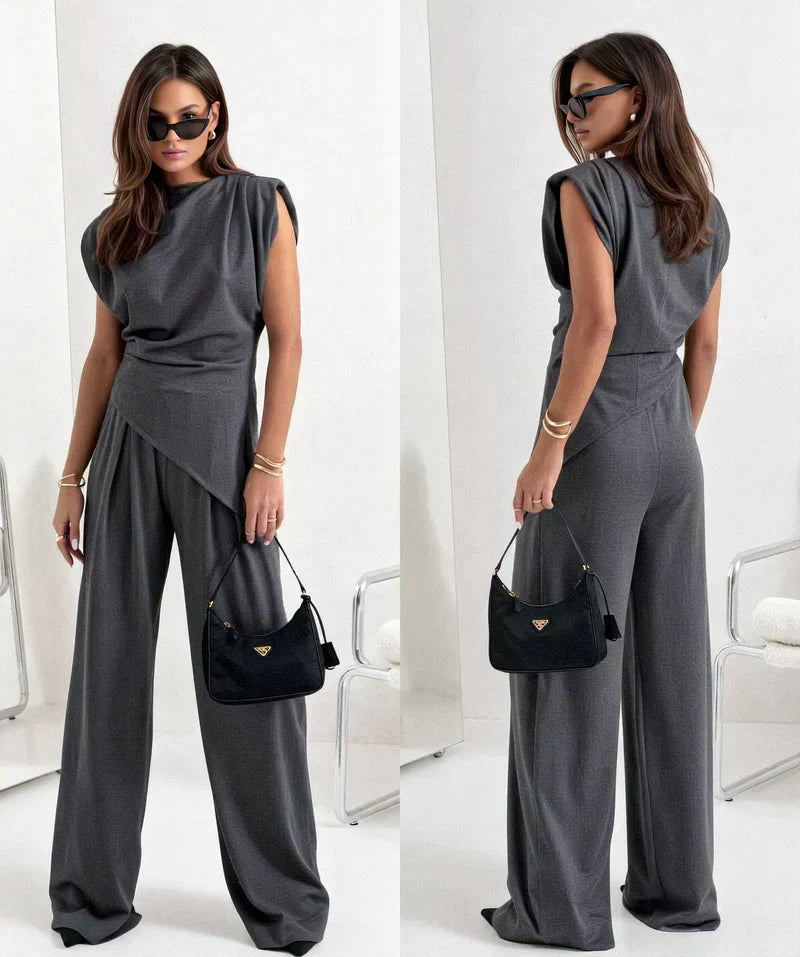 Elvira – Women Stylish Draped Jumpsuit - Image 3