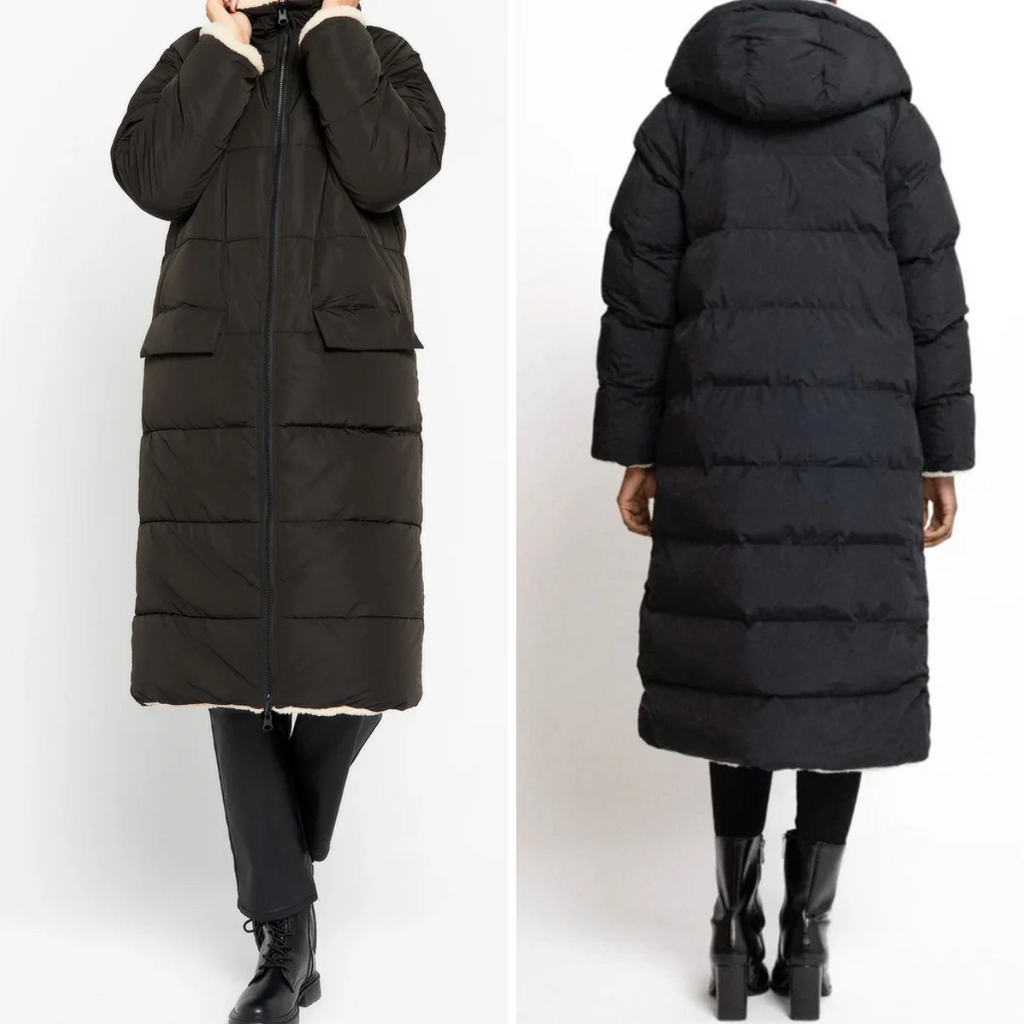 Longline Jacket Women's with Hood and Textured Finish - Image 5
