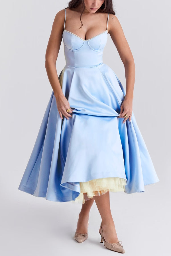 Marie – Strapless V-neck sleeveless Dress - Image 36