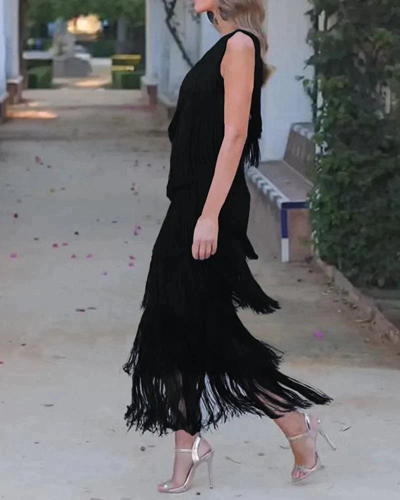 Annemarie – Elegant Fransenkleid für Damen - Image 7