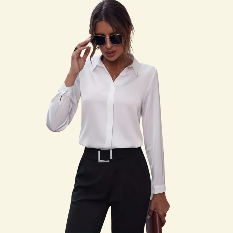 Maren – Elegant Structured Blouse - Image 3