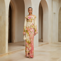 Lily – Women Floral Print Wedding Guest Dress - Image 2