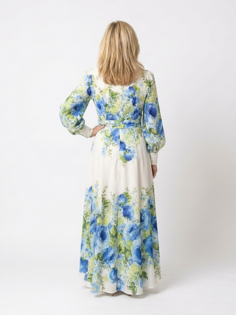 Clara – Elegantes Langarmkleid für Damen - Image 2