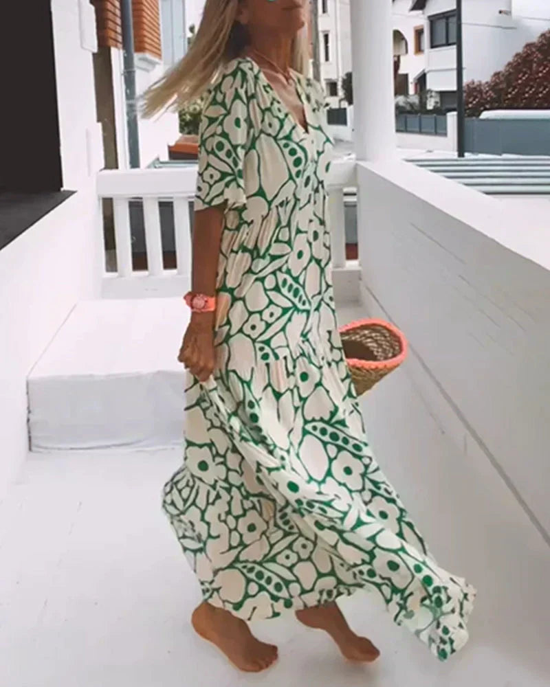 Karin – Women Floral Print Maxi Dress - Image 6