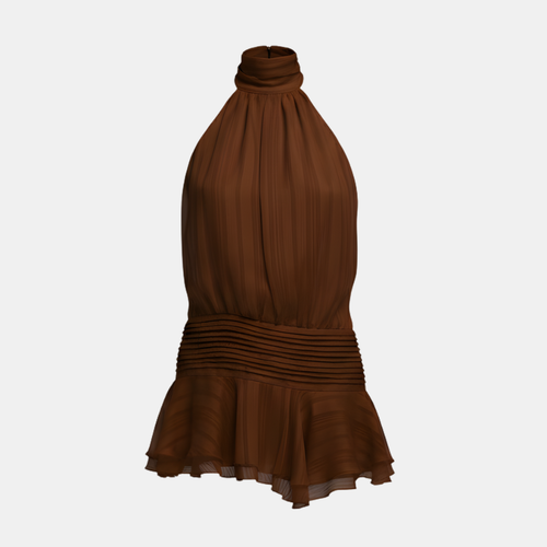 Amelie – Sommerkleid mit Plissee und Neckholder - Image 2