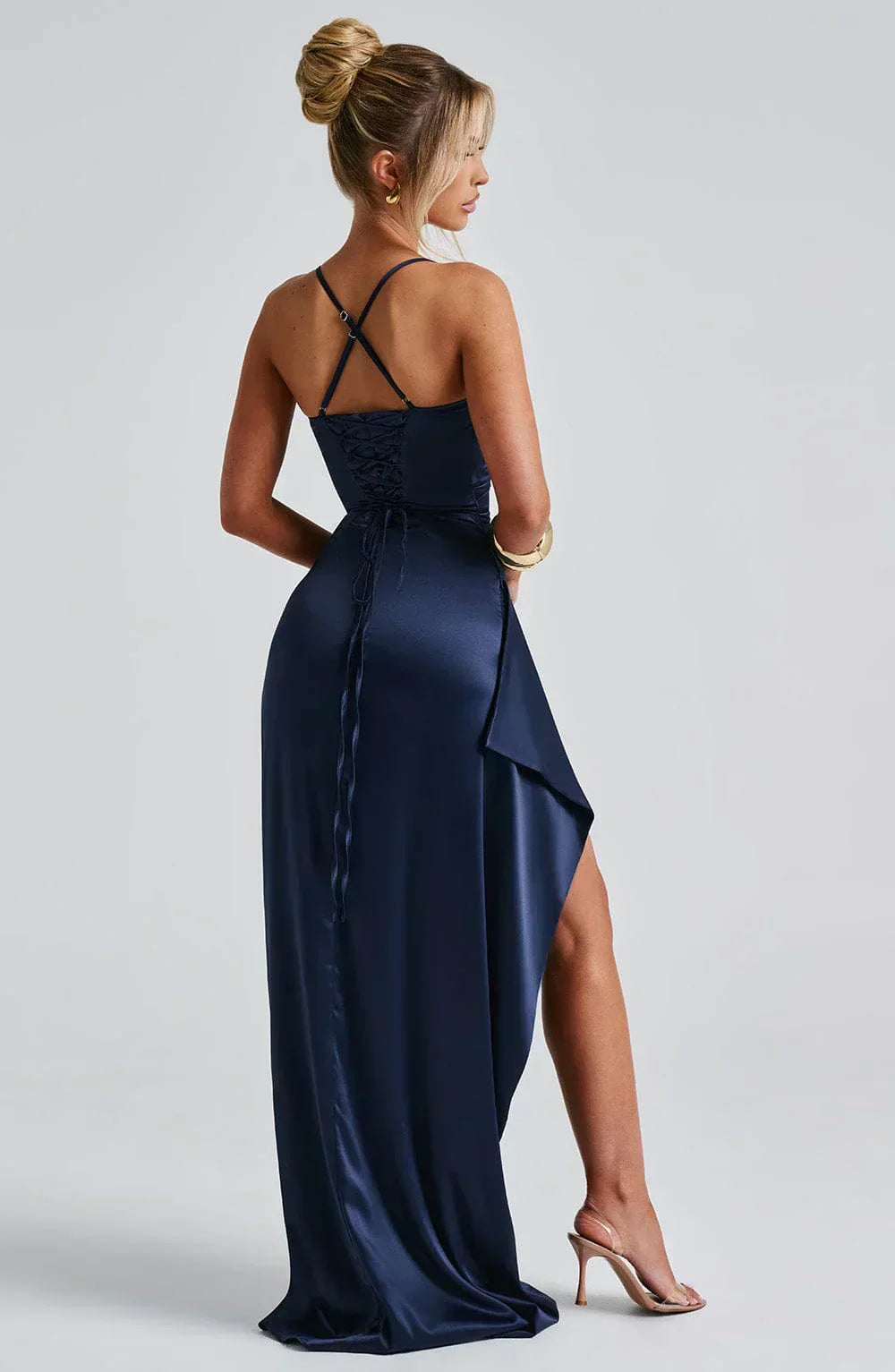 Anja –  Shoulder-Strap Long Split Dress - Image 11