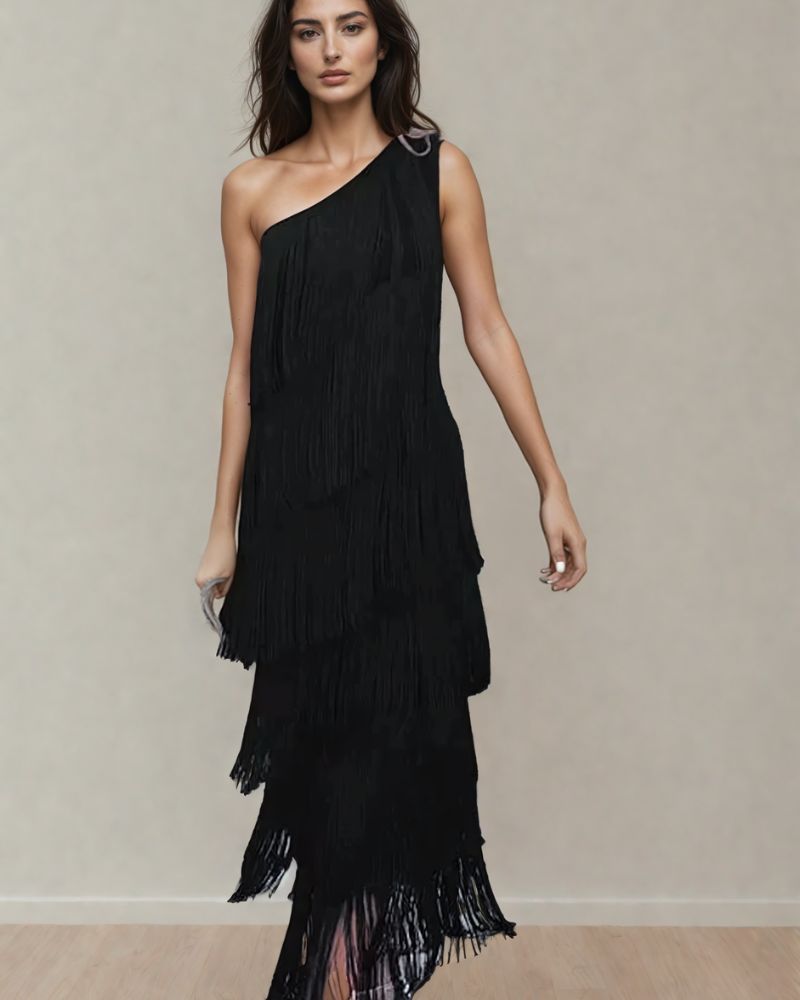Annemarie – Elegant Fransenkleid für Damen - Image 10