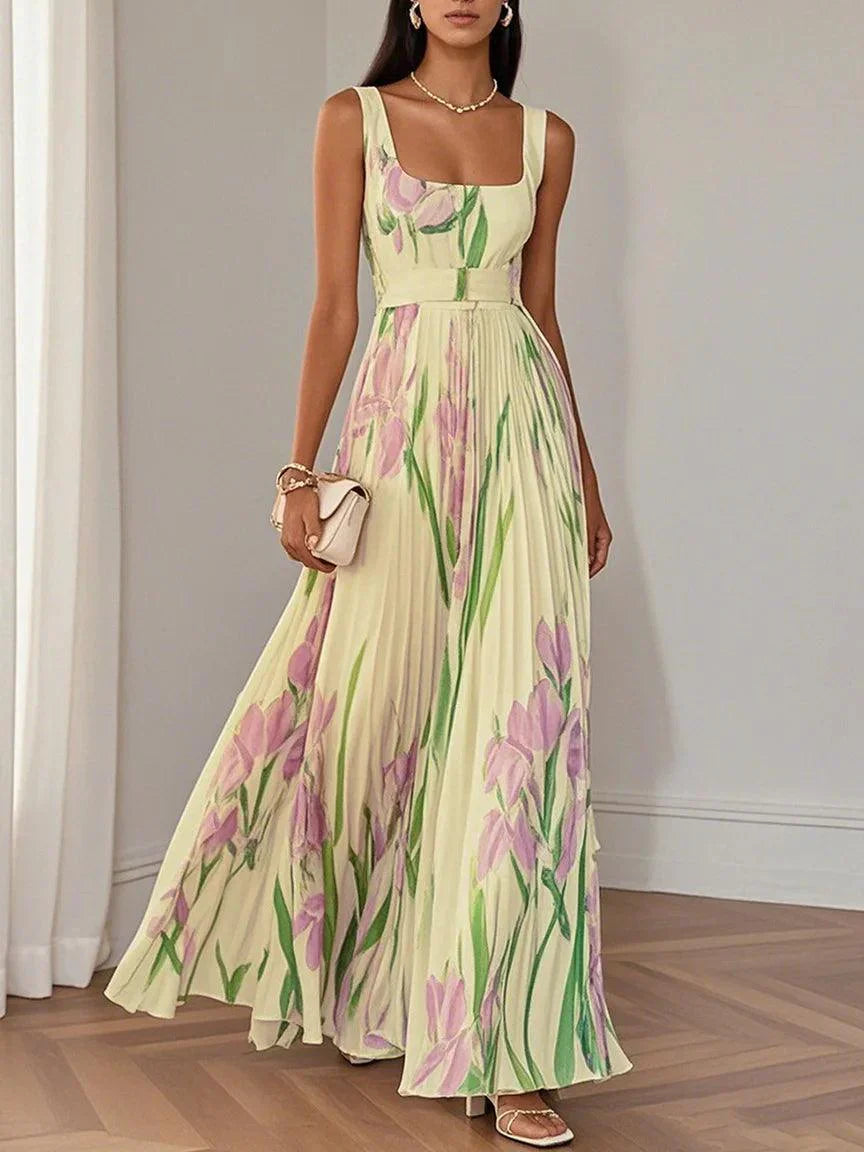 Lieselotte – Women Floral Print Maxi Dress - Image 4