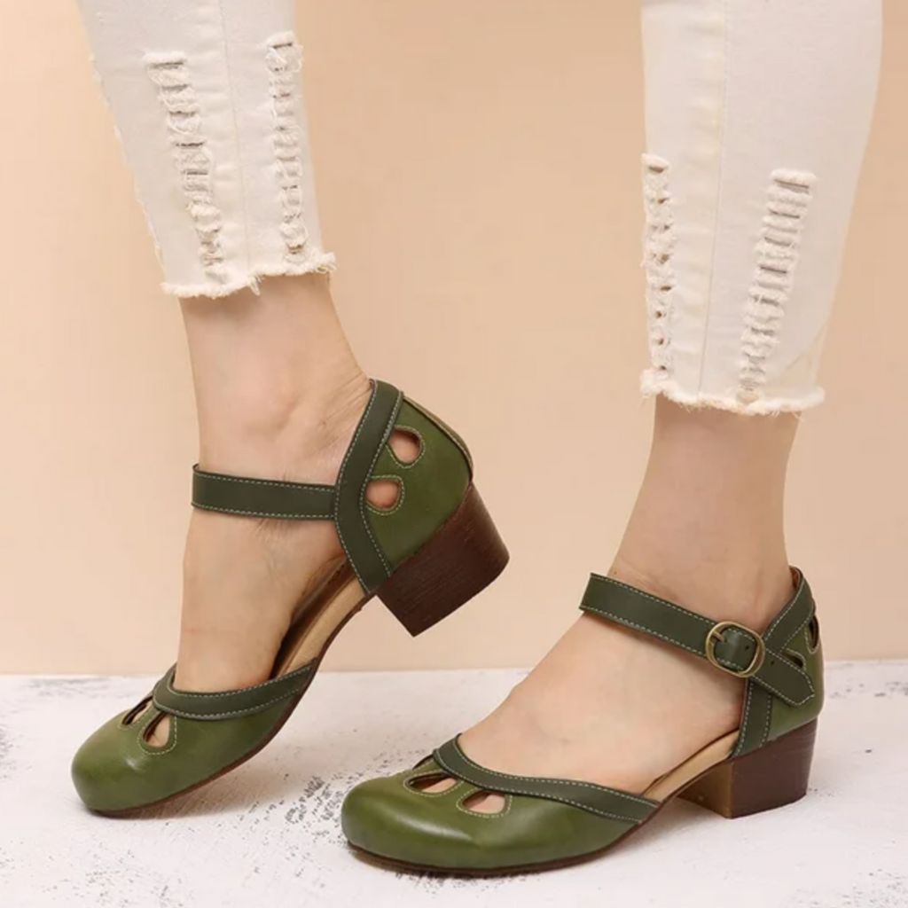 Mia – Women Comfortable Low-Heeled Shoes - Image 4