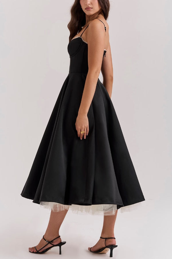Marie – Strapless V-neck sleeveless Dress - Image 10