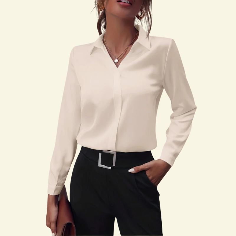Maren – Elegant Structured Blouse - Image 8