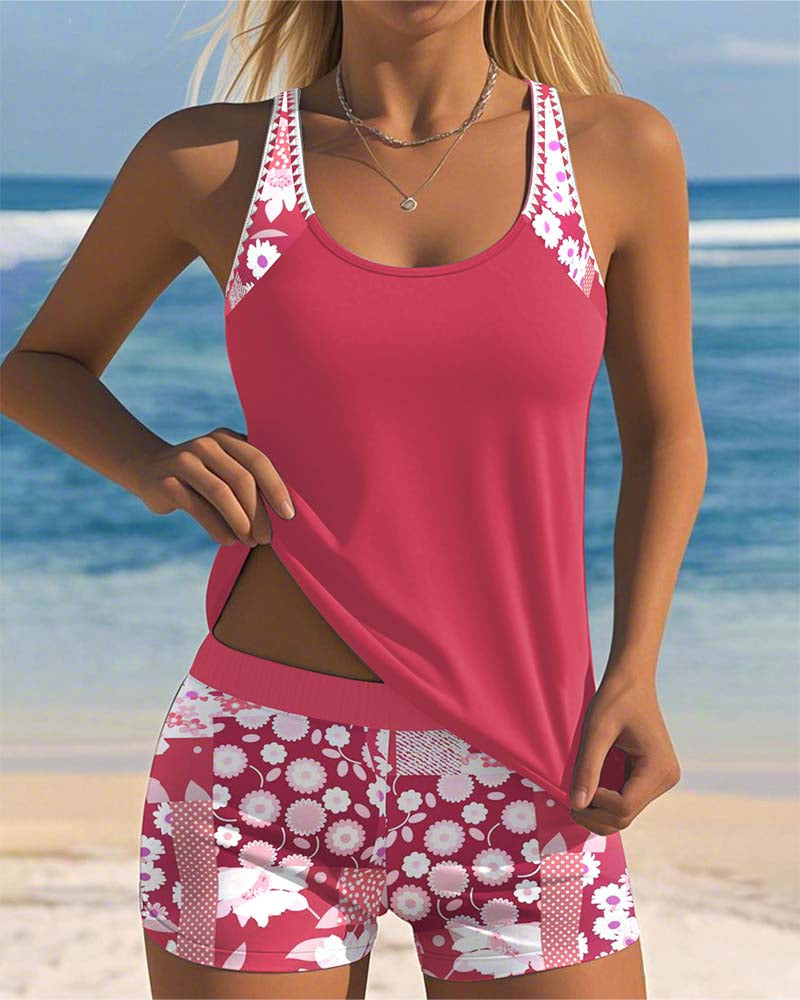 Tanja – Women Floral Two-Piece Swimsuit Set - Image 1