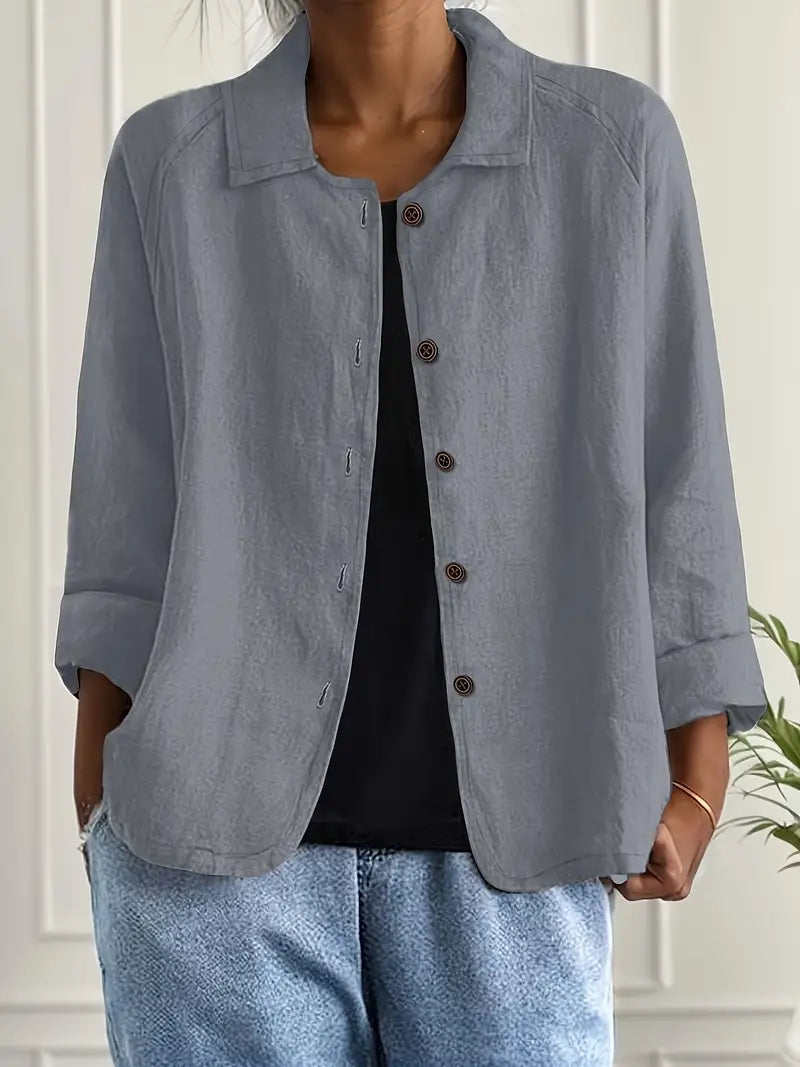 Johanna – Women Casual Button-Up Top - Image 7