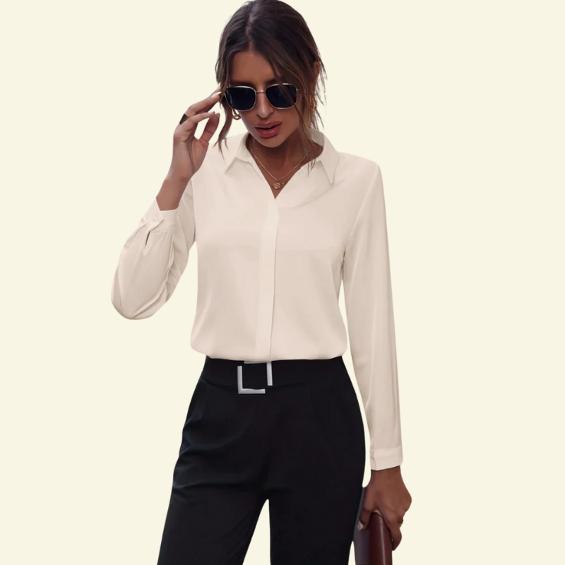 Maren – Elegant Structured Blouse - Image 9