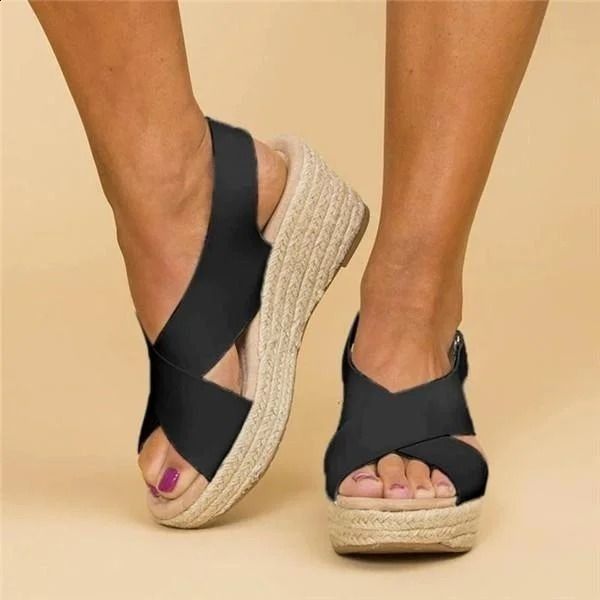 Avery – Women Wedge Sandals - Image 2