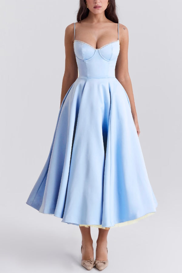 Marie – Strapless V-neck sleeveless Dress - Image 34