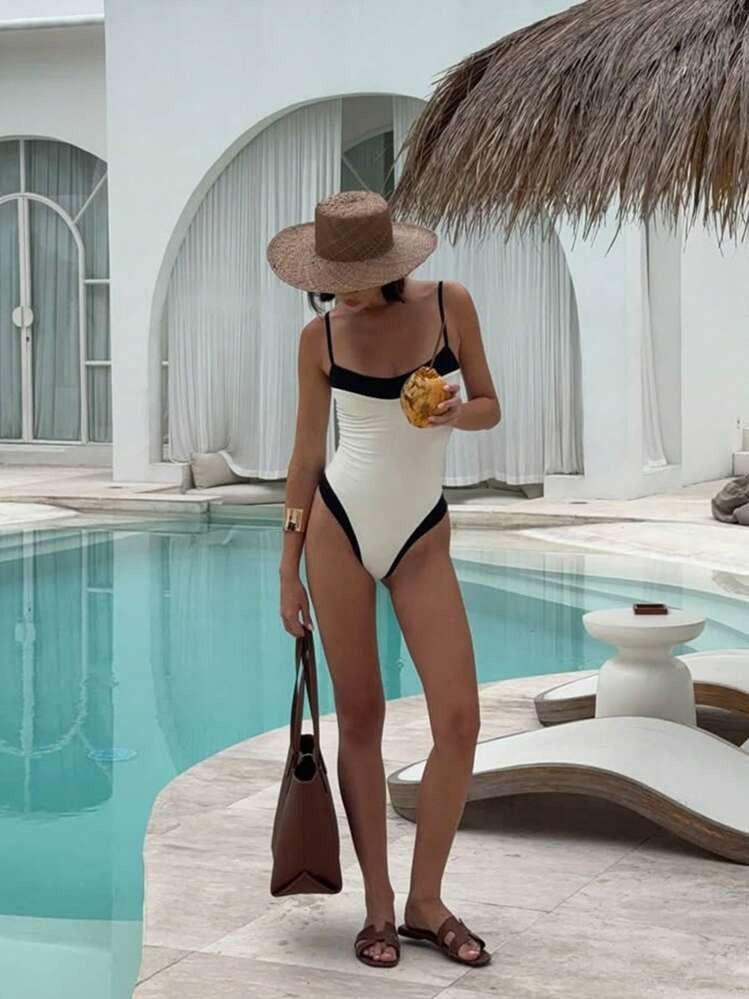 Bikini Women's Elegant Cut with Contrast Detailing - Image 6