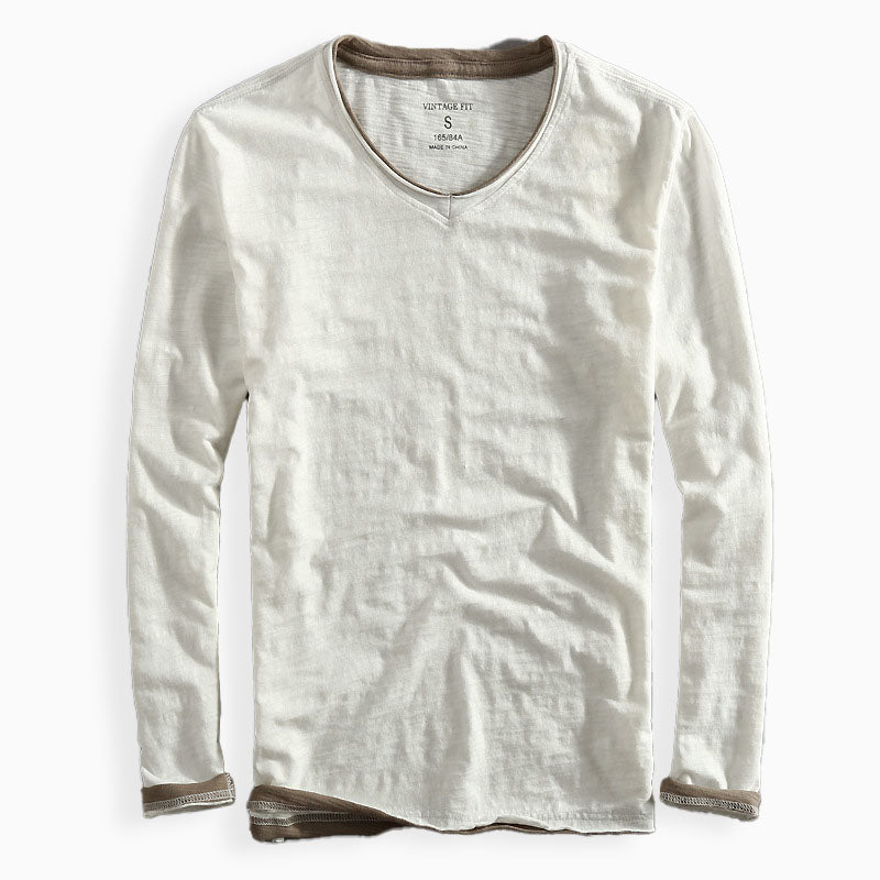 Luca – Vintage Fit Long Sleeve T-Shirt - Image 4