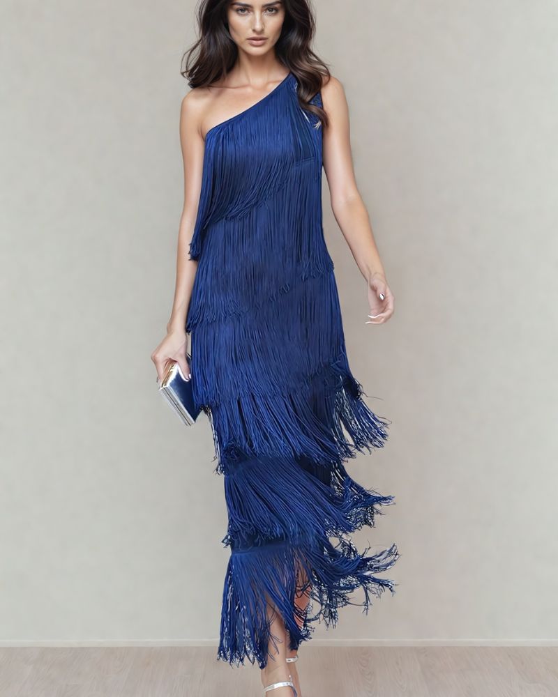 Annemarie – Elegant Fransenkleid für Damen - Image 9