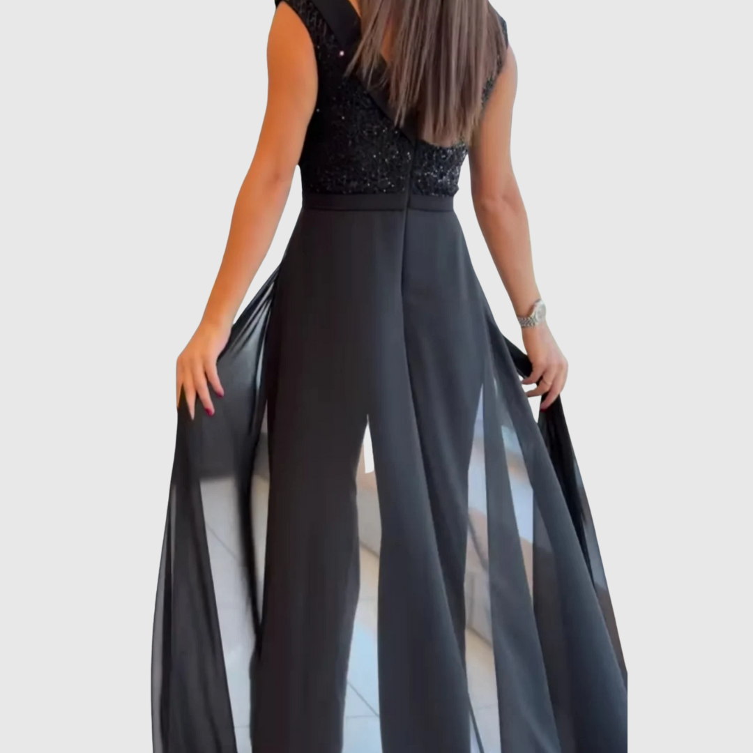 Yvonne – Elegant Sleeveless Jumpsuit - Image 3