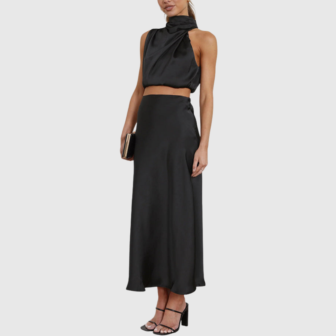 Annika – Elegantes Satin-Set für Damen - Image 5