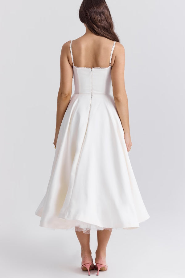 Marie – Strapless V-neck sleeveless Dress - Image 25