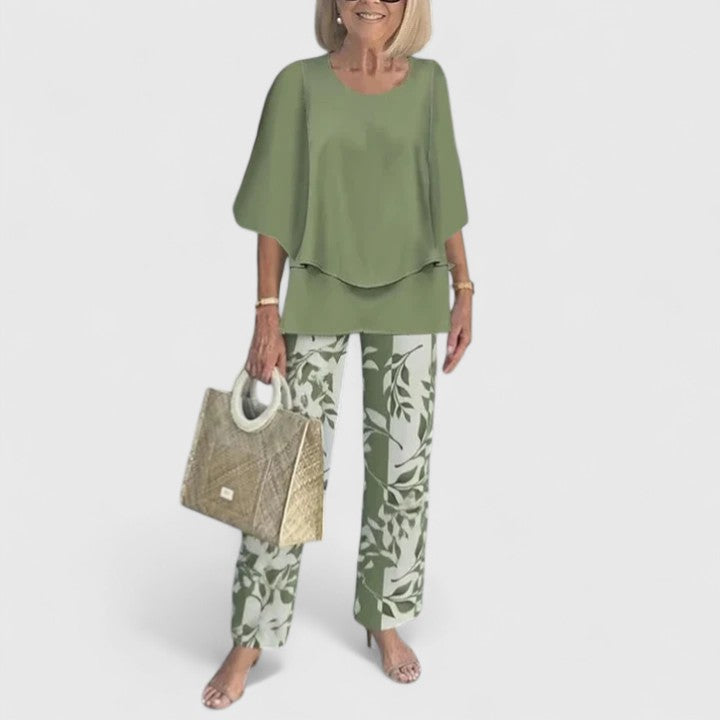 Maja – Elegant Round Neck Outfit - Image 2