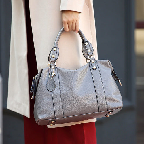 Adriana – Retro Boston Fashion Handbag - Image 2