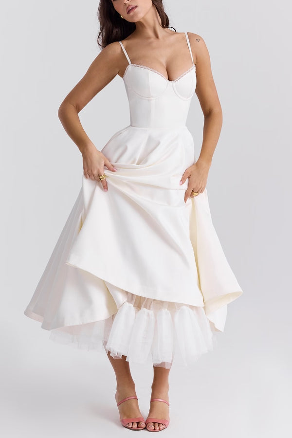 Marie – Strapless V-neck sleeveless Dress - Image 21