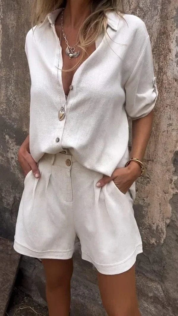 Luna – Women  Lightweight Shorts and Top Outfit - Image 2
