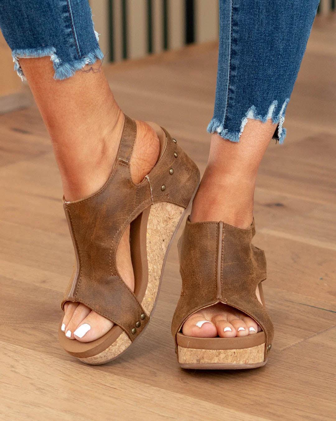 Chloe – Women Casual Wedge Sandals - Image 2
