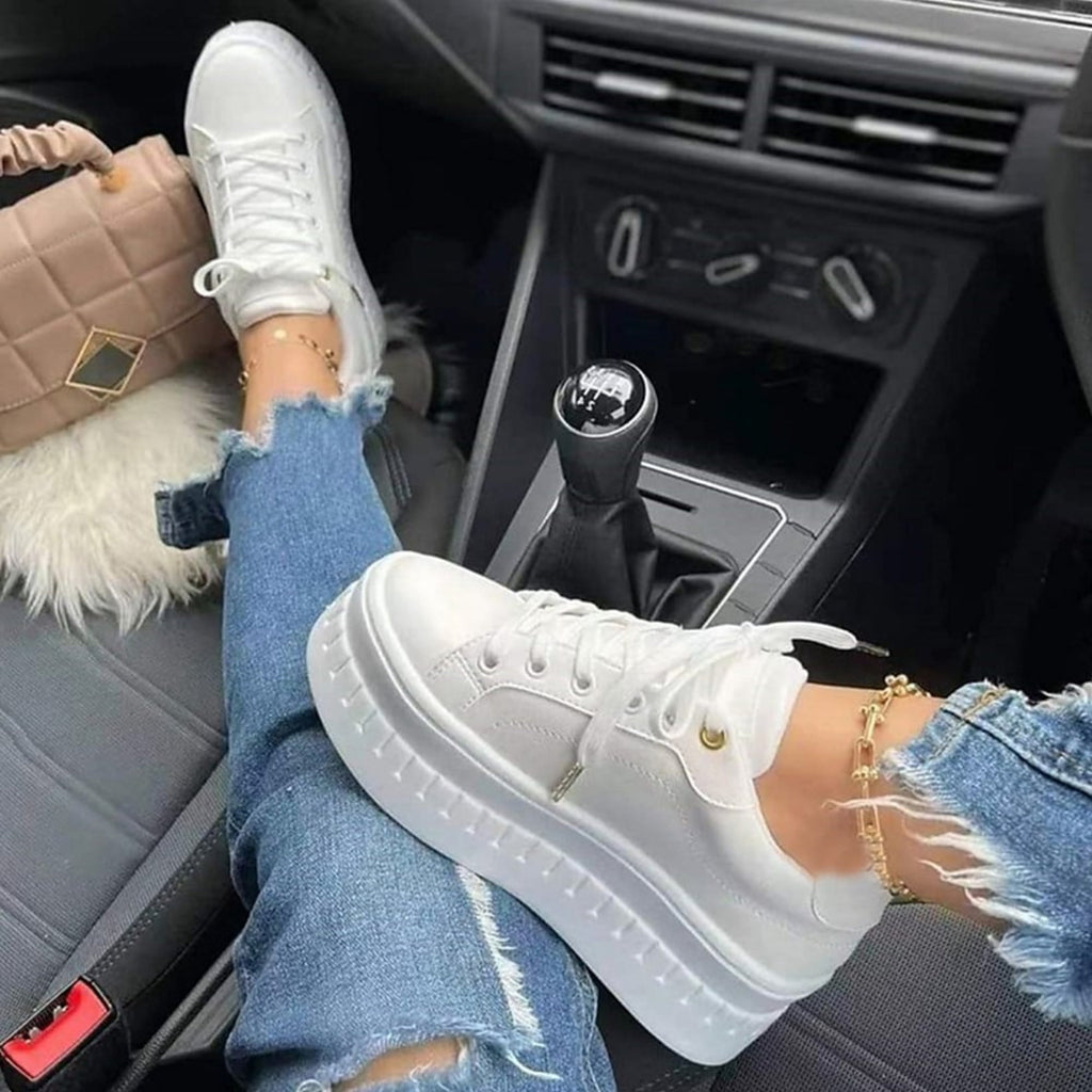Hannah – Thick Sole Fashion Sneakers - Image 2