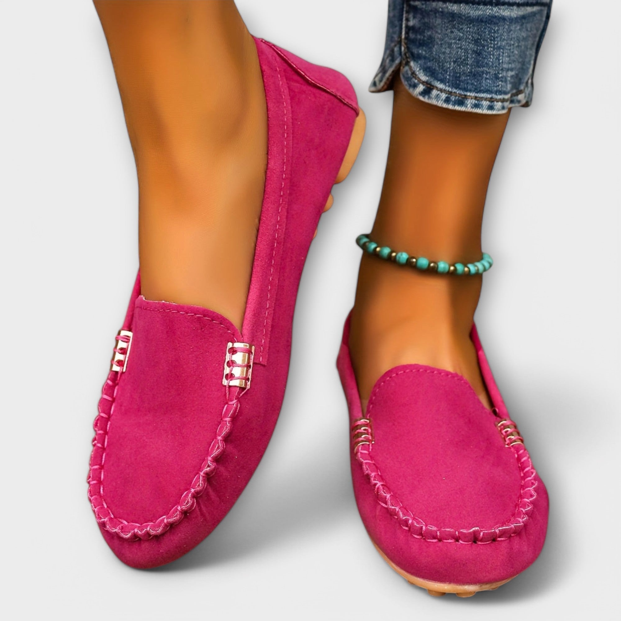 Laura – Women Suede Loafers - Image 2