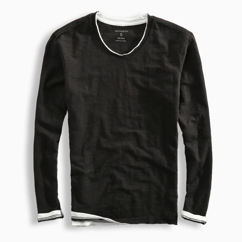 Luca – Vintage Fit Long Sleeve T-Shirt - Image 3