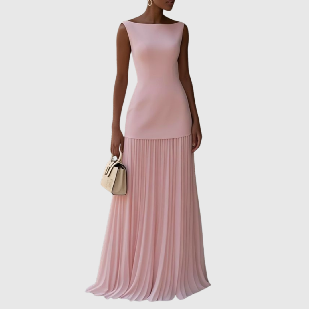 Julia – Elegantes Abendkleid mit Falten für Damen - Image 2