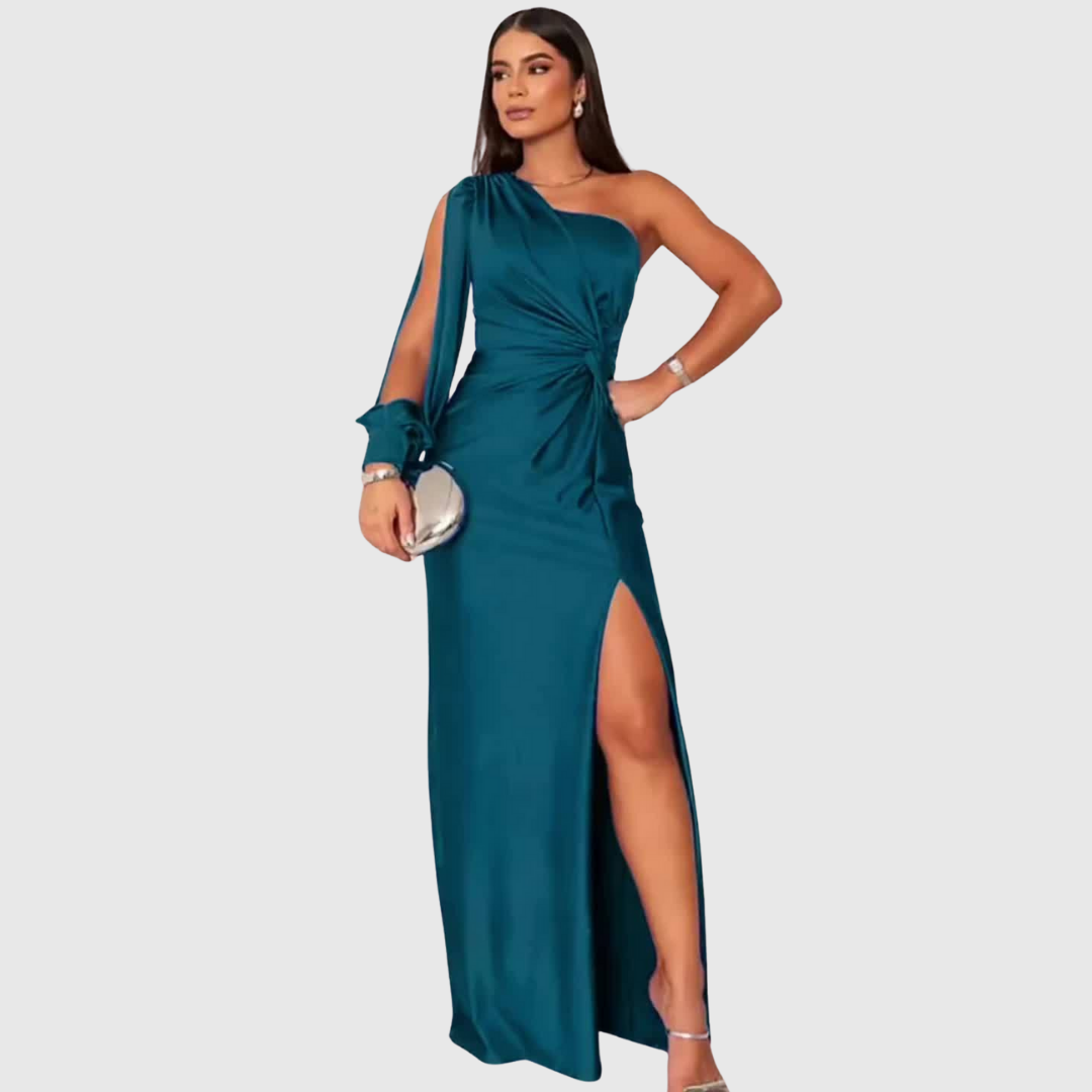 Sarah – Elegantes Abendkleid mit einer Schulter - Image 3