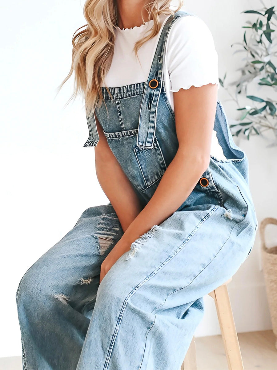 Erika – Loose-fitting denim Jumpsuit - Image 4