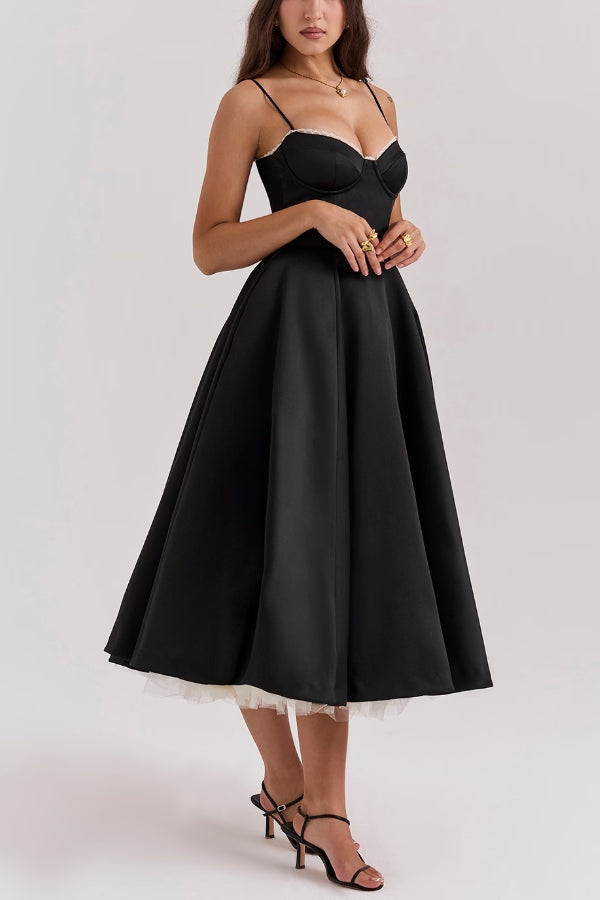 Marie – Strapless V-neck sleeveless Dress - Image 8