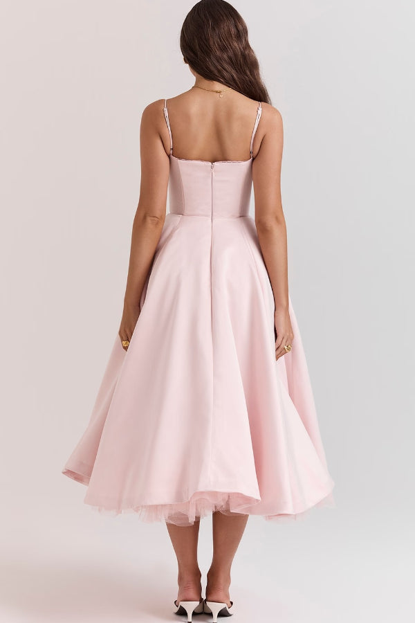 Marie – Strapless V-neck sleeveless Dress - Image 54